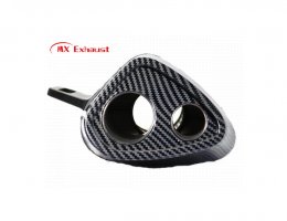 Double Hole Motorcycle Muffler