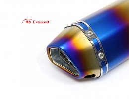 Durable Motorcycle Muffler with Smooth Surface