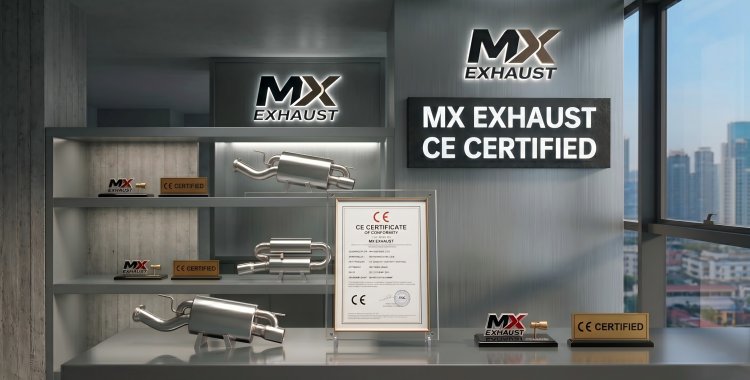 Компания MX Exhaust получила сертификат CE на весь ассортимент компонентов выхлопной системы.