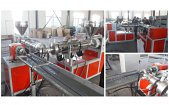 Reinforced spiral PVC hose extrusion machine for industrial suction