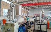 Dual-layer corrugated pipe extrusion system