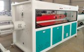 PVC drainage pipe production line in factory