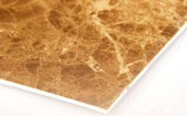 Decorative faux marble panel production line