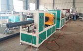 PPR hot water pipe making machine in factory workshop