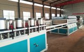 WPC building template production line