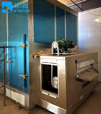 Горизонтальная пластинчатая индивидуальная машина для быстрой заморозки