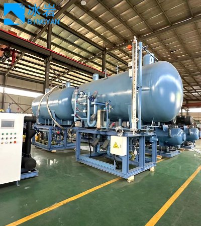 Компрессорная установка промежуточного обратного давления CO2, аммиака для холодильного хранения с низким уровнем шума