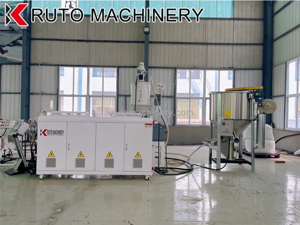 20-110mm PE Pipe Extrusion Line in Operation