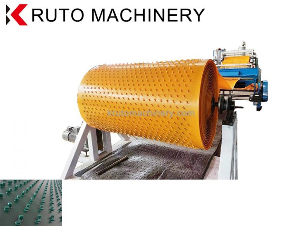 V-Stud liner extruder operating in factory