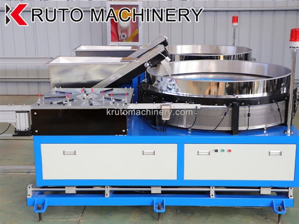 Drip irrigation pipe extruder in factory operation