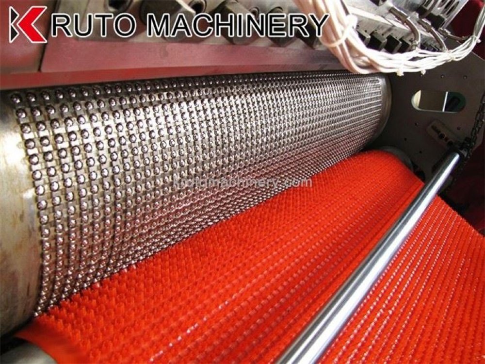 efficient synthetic turf sheet production line