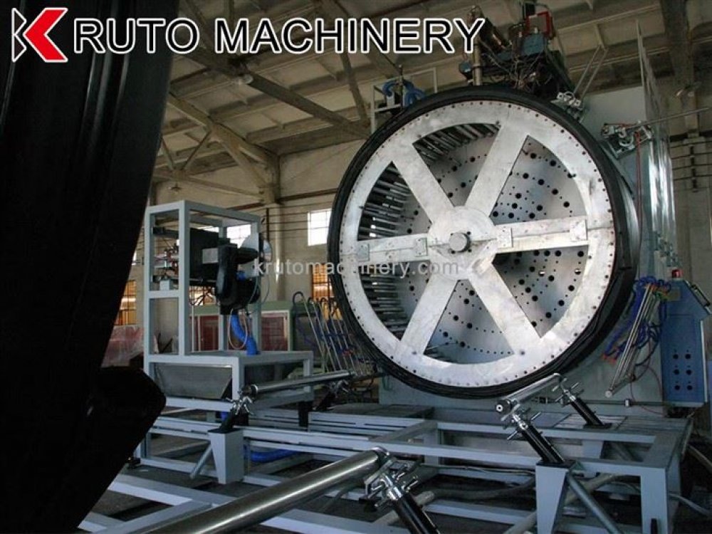 Durable Hollow Wall Pipe Extruder for Industrial Use