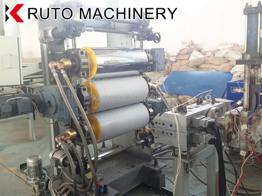 CE certified PE PP geocell production line