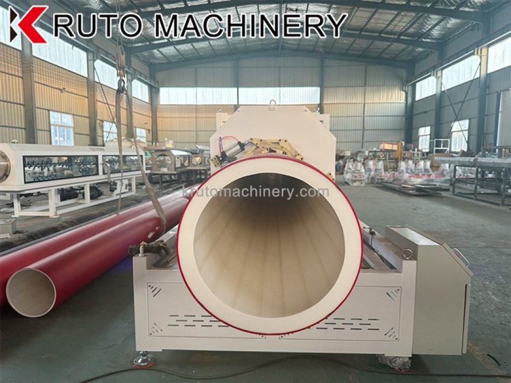 Custom 110-500mm HDPE Pipe Production Line in Operation