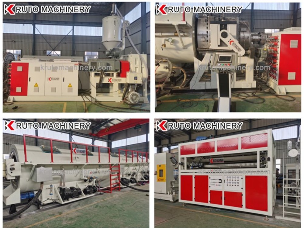630-1200mm PE Pipe Extrusion Line Producing Large-Diameter Industrial Pipes