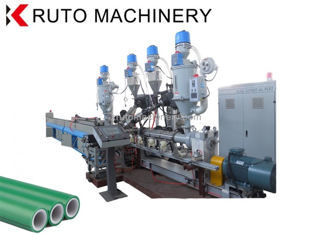 PEX（PE-RT）PPR-AL-PEX（PE-RT）PPR Composite Pipe High Speed Production Line  