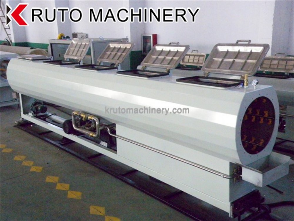 High-Precision PVC Pipes Extruded on Industrial Production Line