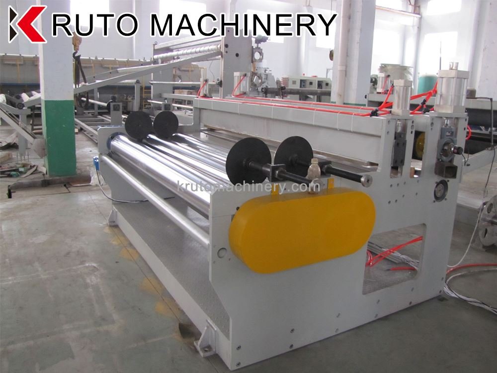PVC machine with precise thickness control