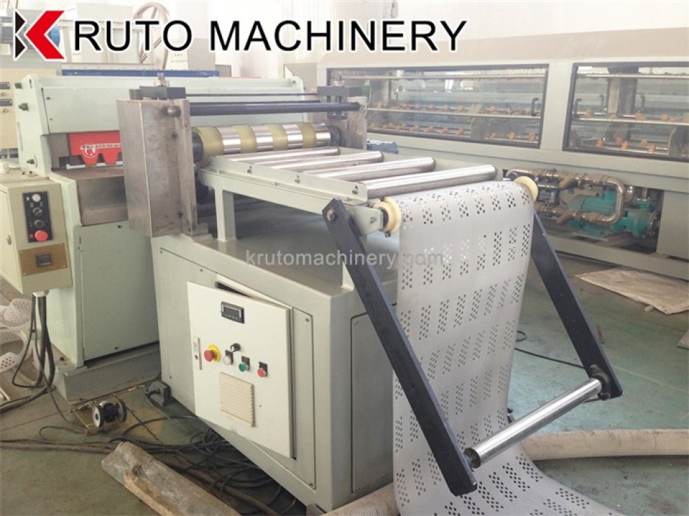 Optimized PE PP geocell extrusion process