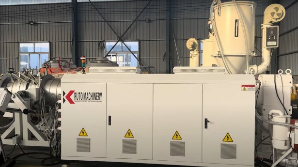 Линия экструзии труб 110-400 мм HDPE/PE