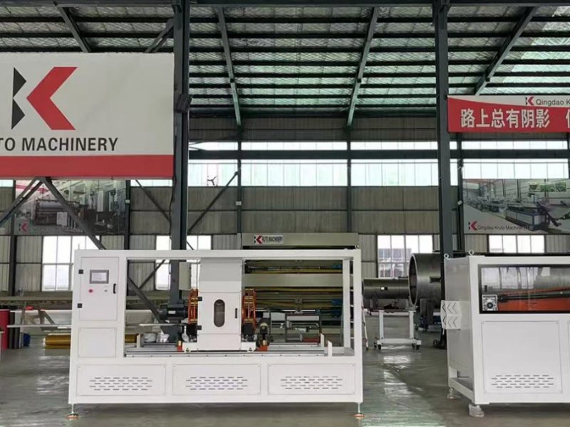 Производство производственной линии труб из ПЭ