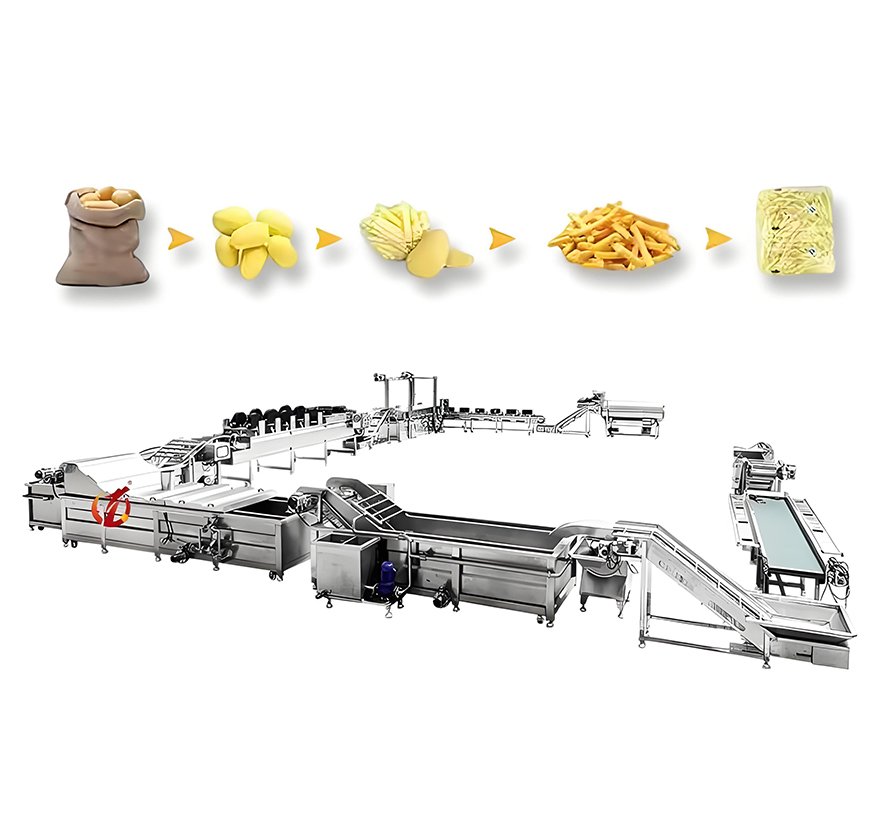 Линия по производству замороженного картофеля фри