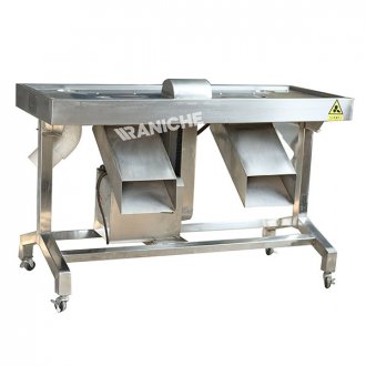 Двойной роликовый нож для чистки куриных желудков