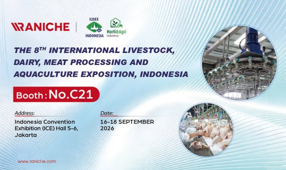 Qingdao Raniche выставит оборудование для убоя птицы на ILDEX Indonesia 2026