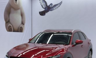 Mazda CX-30, красный, 2021 г. выпуска, 2,0 л, автомат, комплектация «Jia Yue»