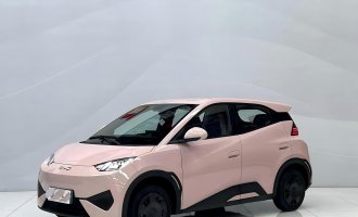 BYD Seagull, розовый цвет, модель 2025, версия с интеллектуальным управлением, 305 км, энергичная версия