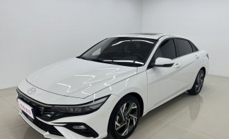 Hyundai Elantra White 2023 model CVT GLX Premium Edition