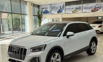 Audi Q2L  белый   2022 года, модель 35TFSI, сорта «Аньцзычжиья»