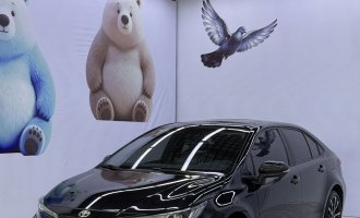 Тойота LEVIN, черный цвет, 2022 год выпуска, 185T CVT, спортивная версия, соответствует стандарту ГОСТ VI