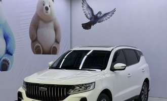 Geely Auto, Vision X6, белый цвет, 2021 год, PRO 1.4T, автоматическая трансмиссия, премиум-версия  