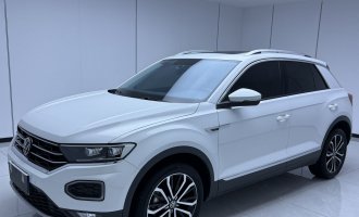 T-ROC, белый цвет, 2022 год выпуска, 280TSI DSG, двухтрансмиссия, комфортный режим PLUS