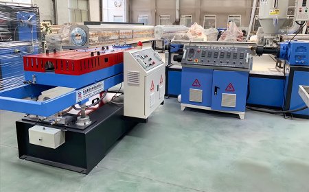 Экструдер для производства однослойных гофрированных труб из полиэтилена диаметром от 16 до 50 мм