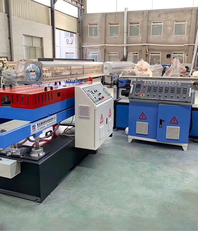 Линия по производству пластиковых одностенных гофрированных труб