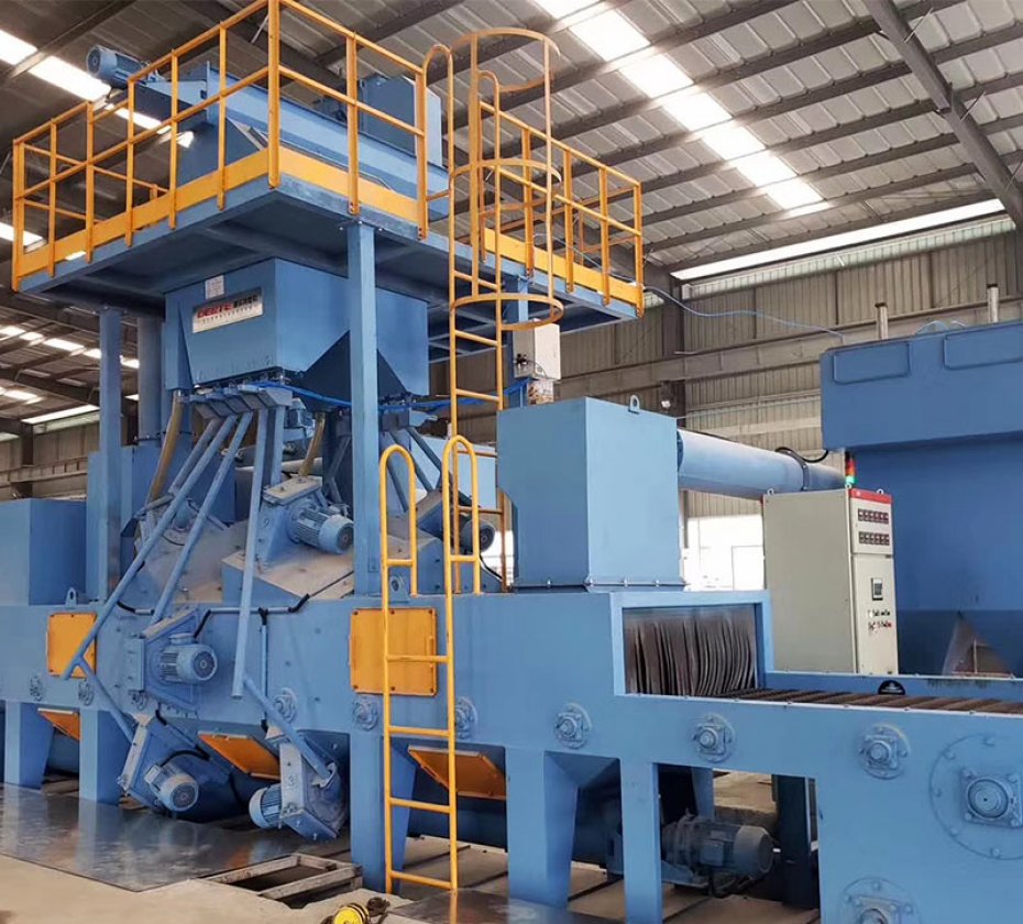 Wire Mesh Conveyor Belt Industrial Shot Blasting Cleaning Machine