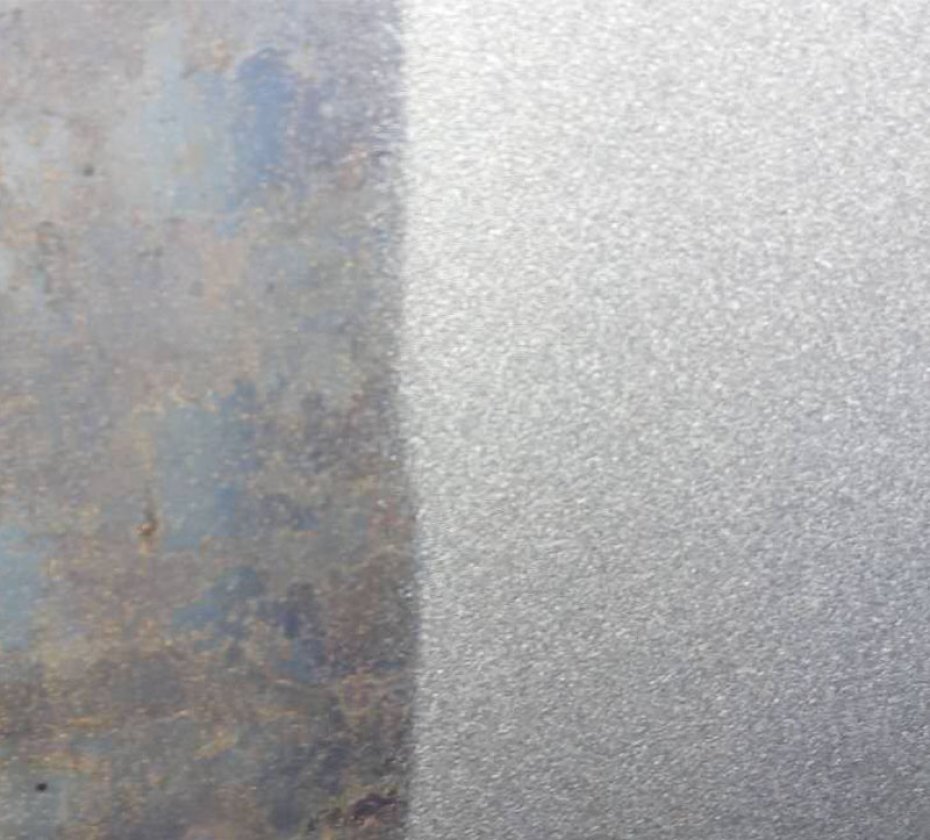 Wind tower wall shot blasting machine