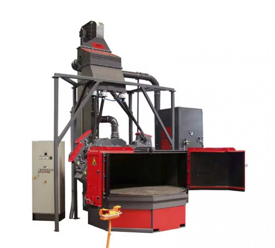 Alloy Wheel Turntable Automatic Rotary Table Sand Blasting Machine