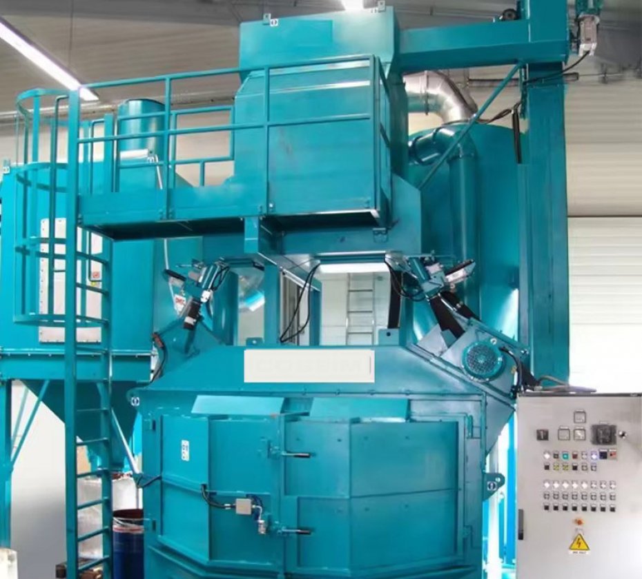 Alloy Wheel Turntable Automatic Rotary Table Sand Blasting Machine