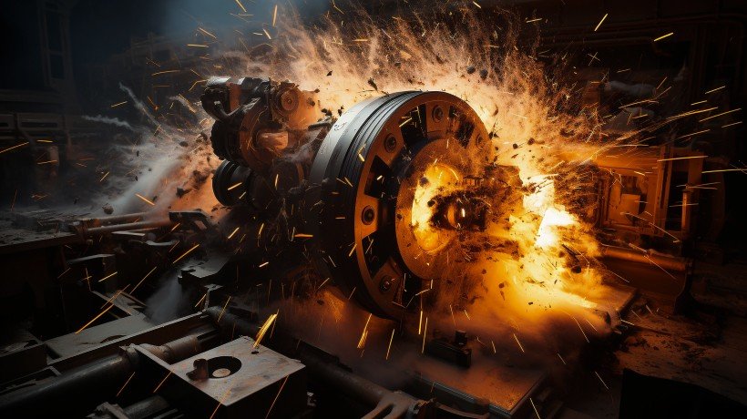 Процесс ковки и литья