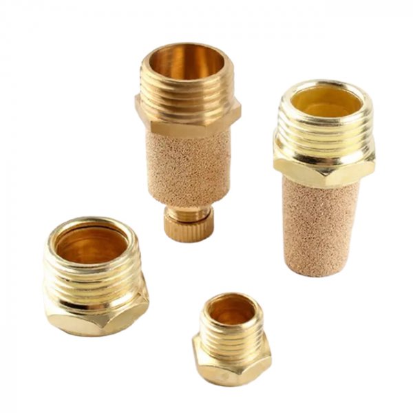 Пневматические компоненты, медный глушитель с длинной головкой, электромагнитный клапан Pst, регулируемый глушитель Psv-01/2/3/4/6/1 дюйма, резьба