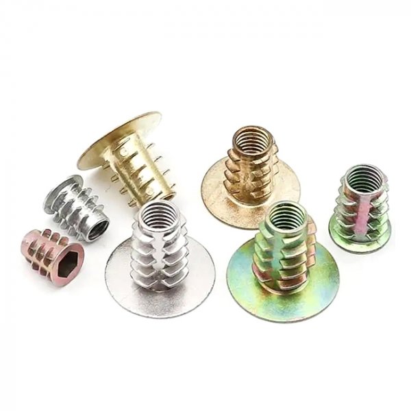 Для M3 M4 M5 M6 M8 M10 внутренняя и внешняя мебельная гайка из цинкового сплава трапециевидная гайка внутренняя и внешняя зубчатая гайка