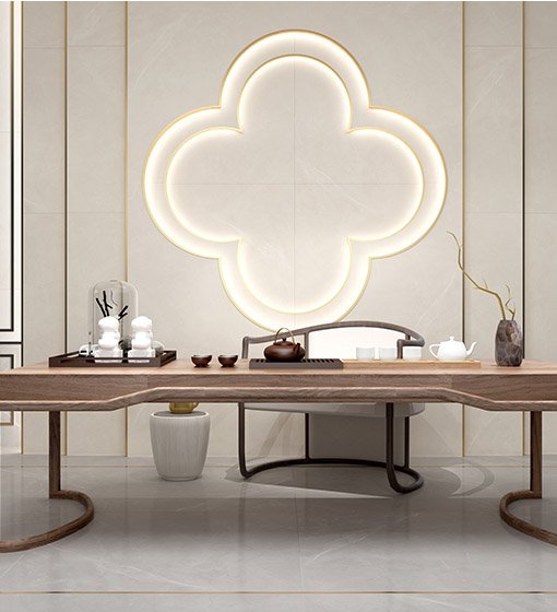 Custom solid wood tea table supplier