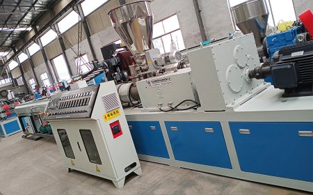 Линия по производству труб из ПВХ диаметром от 16 до 90 мм с двумя выходами