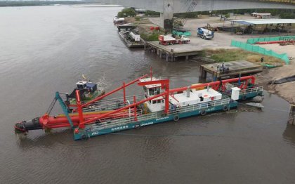 HIDCSD5522 Cutter Suction Dredger for Waterway Cleaning in Colombia