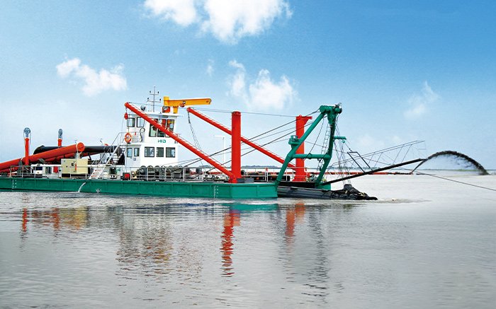 4000 m3h cutter suction dredger Land reclamation manufactured by HID_