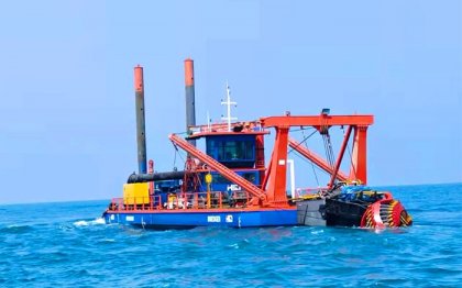 HID Shipyard developed a 700kW wear-resistant alloy cutter head specifically designed for high-hardness coral reef conditions