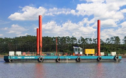 Channel Trenching and Foundation Work